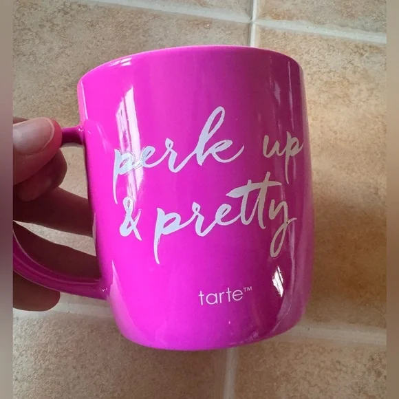 Tarte Pink Mug - Perk Up & Pretty💗 - Picture 3 of 8